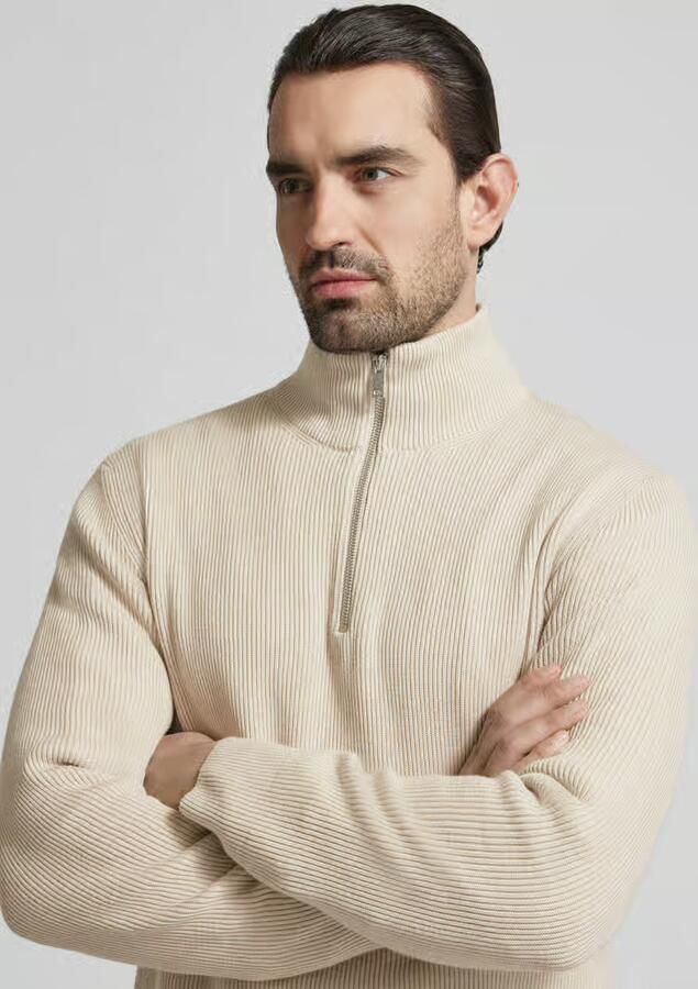 Lindbergh Gebreide pullover met opstaande kraag en ritssluiting - Foto 2