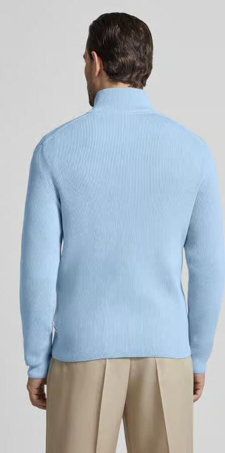 Lindbergh Gebreide pullover met opstaande kraag en ritssluiting - Foto 3