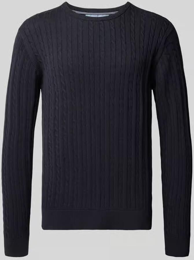 Lindbergh Gebreide pullover met ribboorden - Foto 2