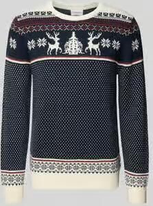 Lindbergh Gebreide pullover met ribboorden