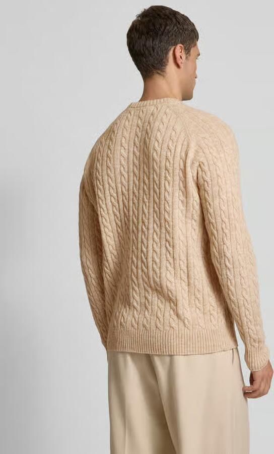 Lindbergh Gebreide pullover met ribboorden