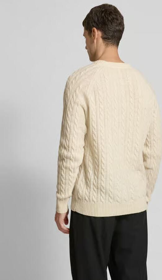 Lindbergh Gebreide pullover met ribboorden