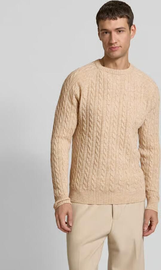 Lindbergh Gebreide pullover met ribboorden - Foto 2