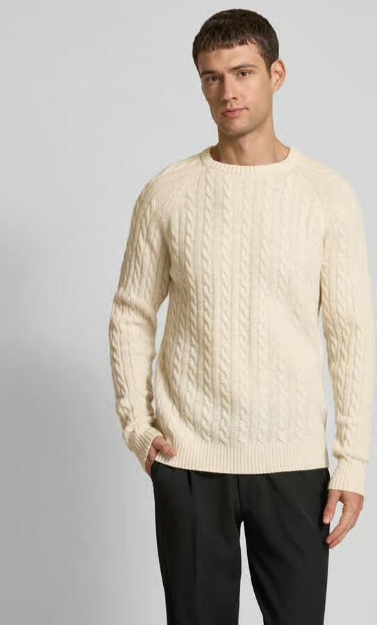 Lindbergh Gebreide pullover met ribboorden - Foto 2