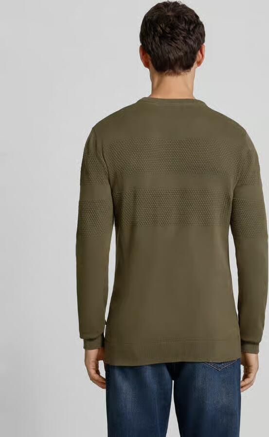 Lindbergh Gebreide pullover met ribboorden - Foto 7