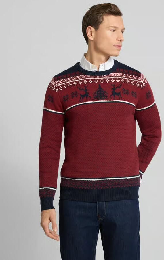 Lindbergh Gebreide pullover met ribboorden - Foto 3
