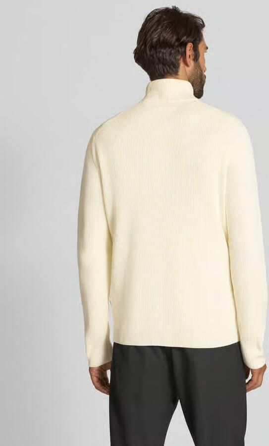 Lindbergh Gebreide pullover met opstaande kraag en ritssluiting
