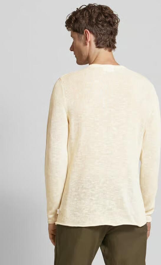 Lindbergh Gebreide pullover met structuurmotief - Foto 4