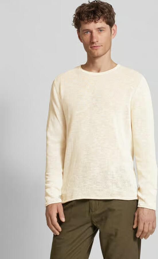 Lindbergh Gebreide pullover met structuurmotief - Foto 3