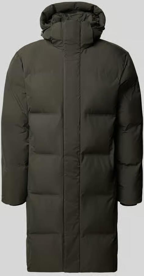 Lindbergh Gewatteerde lange jas met capuchon model 'Recycled padded coat' - Foto 5