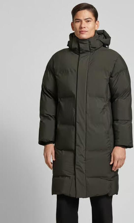 Lindbergh Gewatteerde lange jas met capuchon model 'Recycled padded coat' - Foto 2