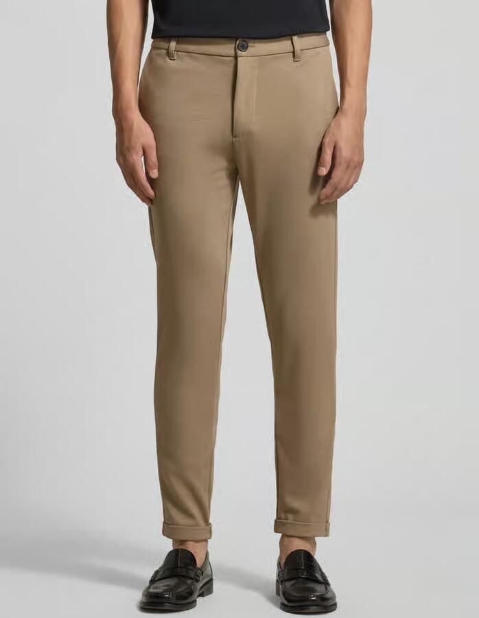 Lindbergh Korte stoffen broek met Franse steekzakken - Foto 2