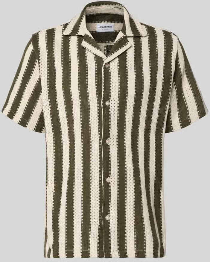 Lindbergh Modern fit vrijetijdsoverhemd met reverskraag - Foto 2