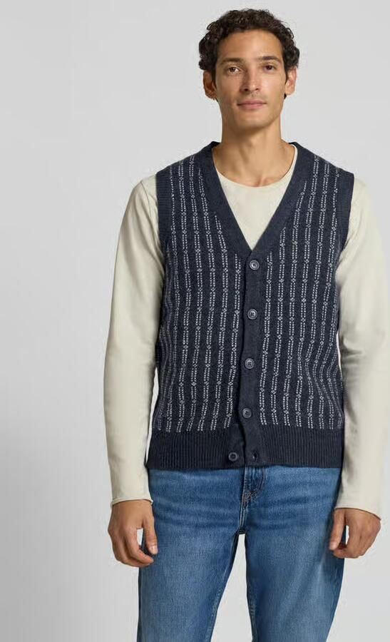 Lindbergh Mouwloos vest met v-hals en knoopsluiting - Foto 2
