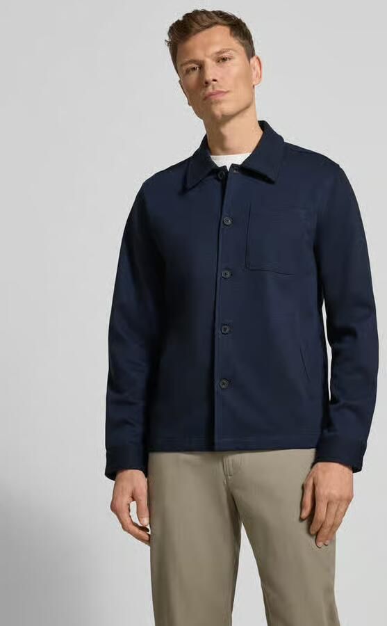 Lindbergh Regular fit overhemdjack met platte kraag - Foto 3