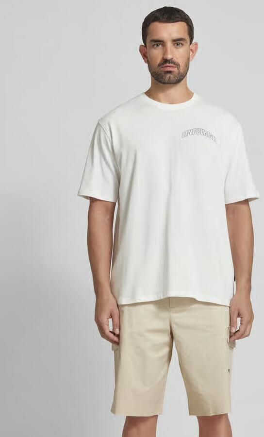 Lindbergh Oversized T-shirt met labelprint - Foto 2
