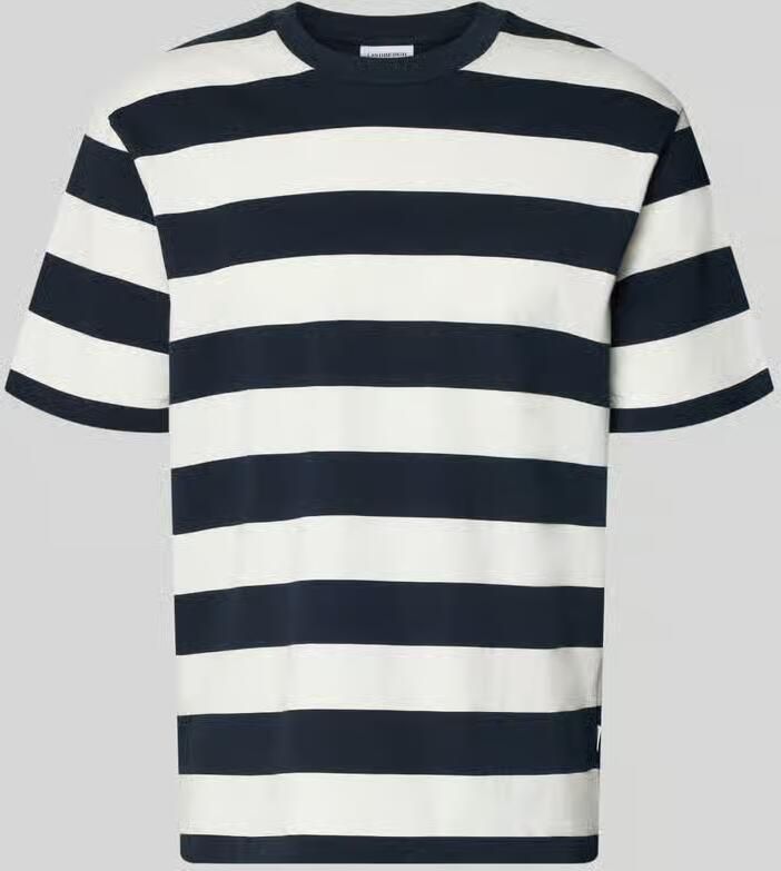 Lindbergh Oversized T-shirt met ronde hals