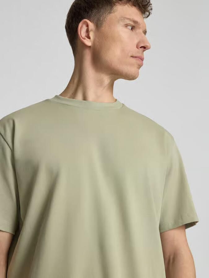 Lindbergh Oversized T-shirt met ronde hals