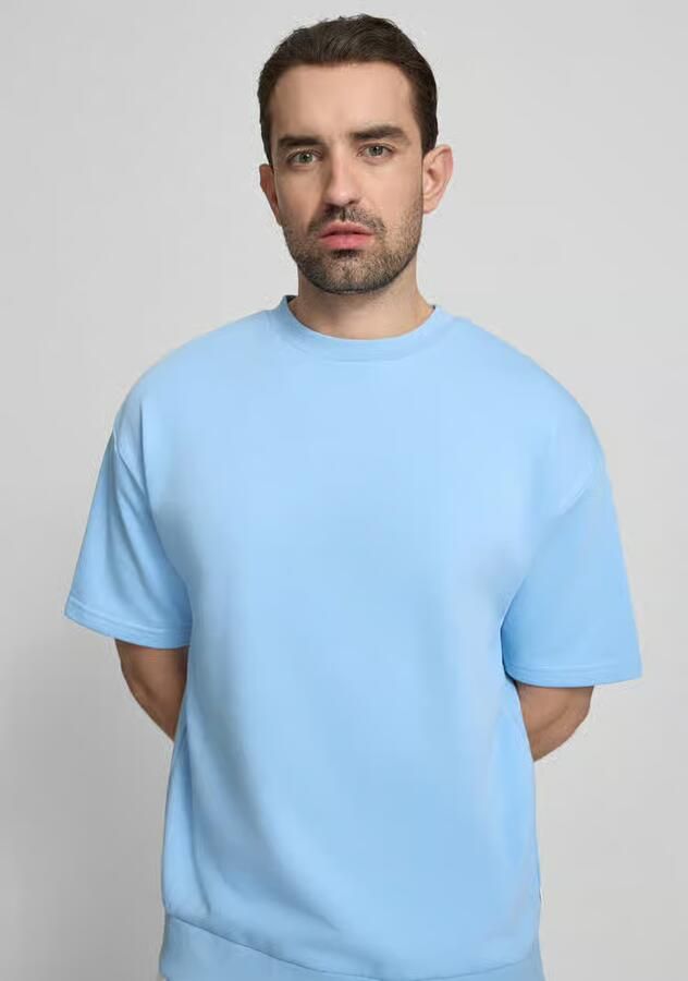Lindbergh Oversized T-shirt met ronde hals