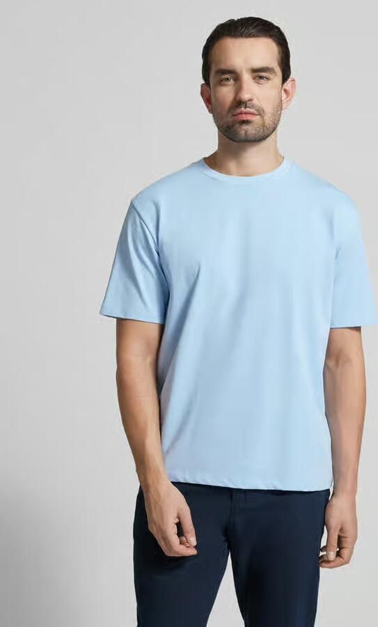 Lindbergh Oversized T-shirt met ronde hals - Foto 4