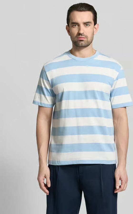 Lindbergh Oversized T-shirt met ronde hals - Foto 3