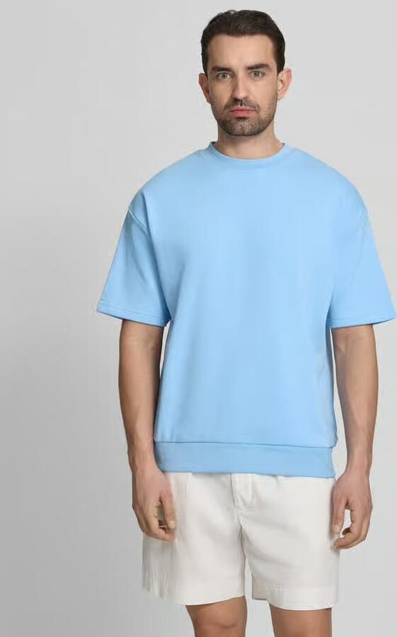 Lindbergh Oversized T-shirt met ronde hals - Foto 2