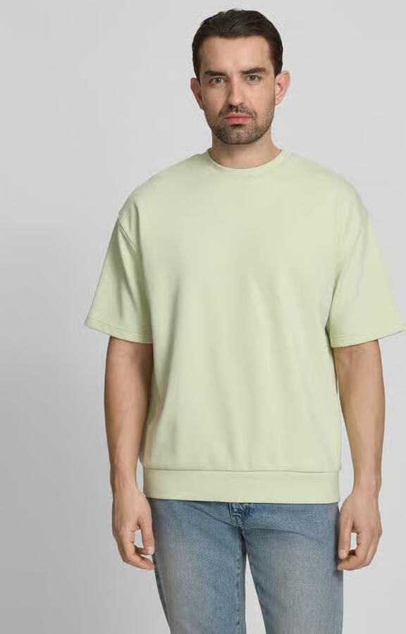 Lindbergh Oversized T-shirt met ronde hals - Foto 4