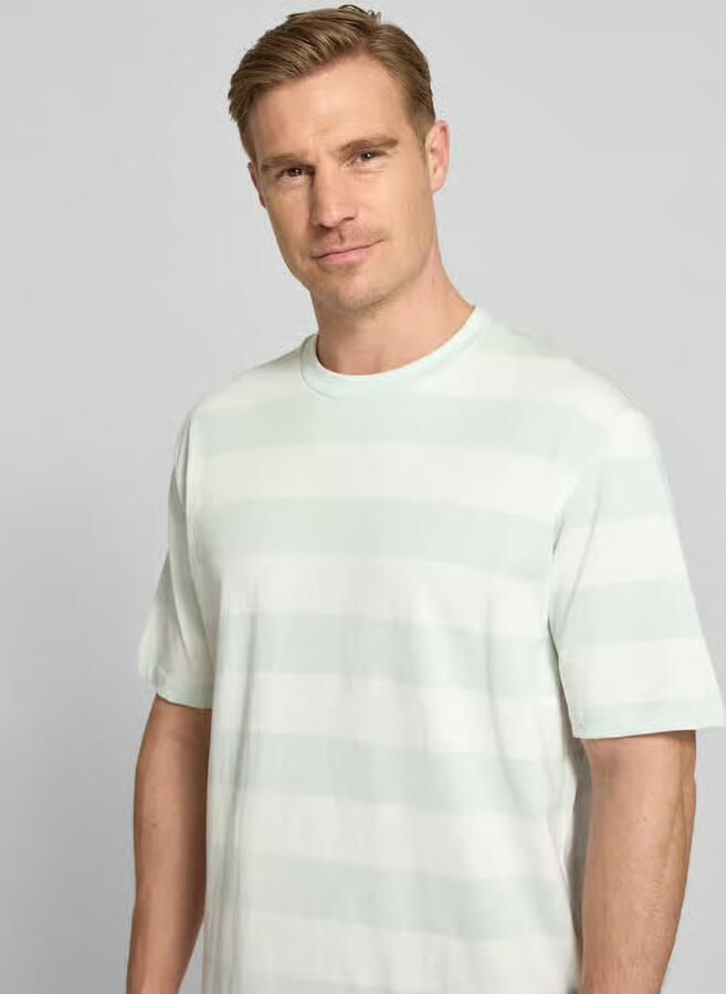 Lindbergh Oversized t-shirt met streepmotief en ronde hals - Foto 2