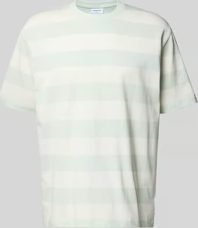 Lindbergh Oversized t-shirt met streepmotief en ronde hals - Foto 3