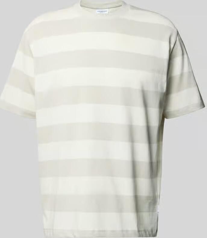 Lindbergh Oversized t-shirt met streepmotief en ronde hals - Foto 3