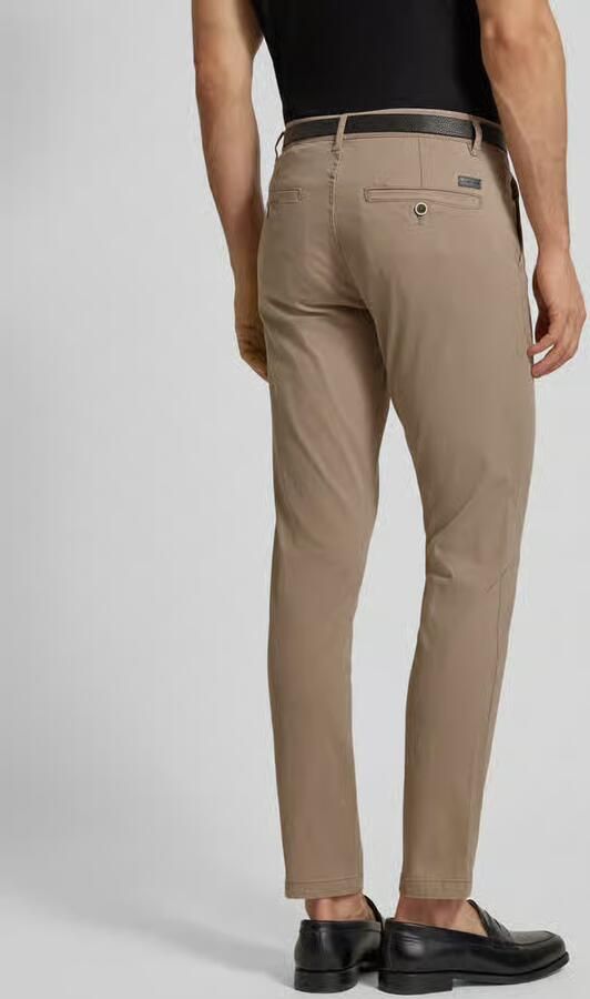LINDBERGH Chino met riem en stretch (2-delig) - Foto 6