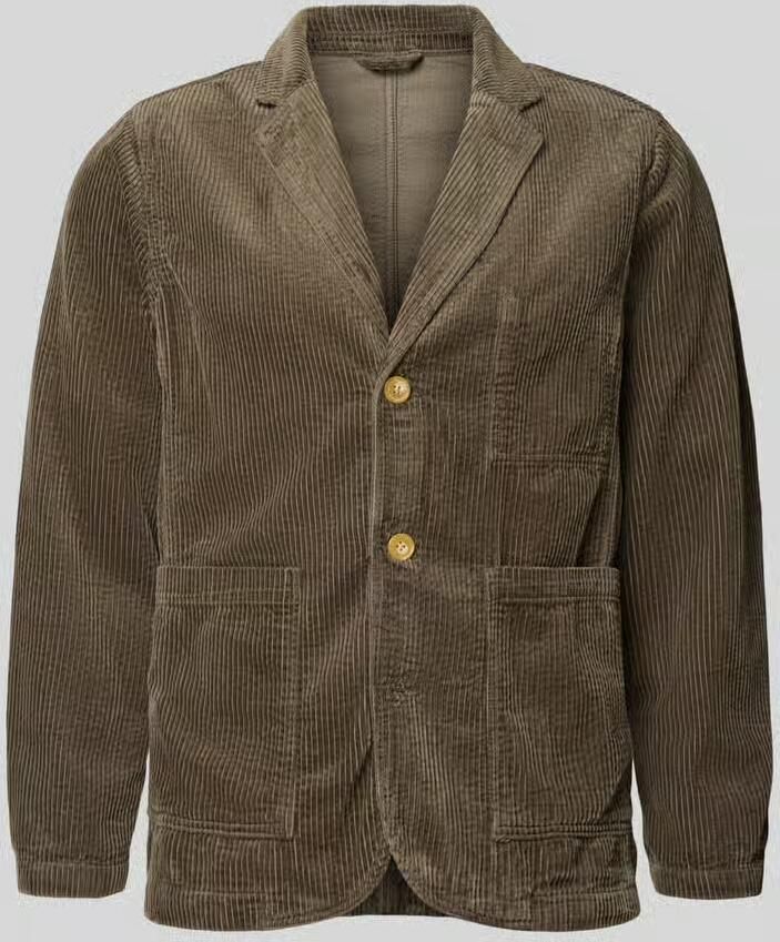 Lindbergh Regular fit colbert van corduroy met reverskraag