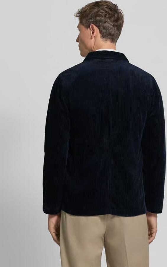 Lindbergh Regular fit colbert van corduroy met reverskraag - Foto 2