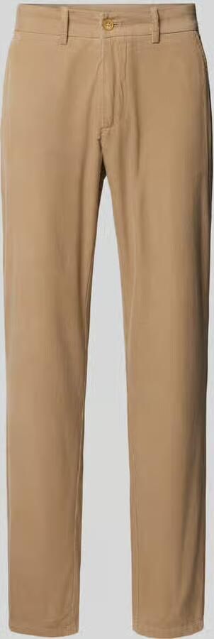 Lindbergh Regular fit corduroy broek met riemlussen - Foto 4