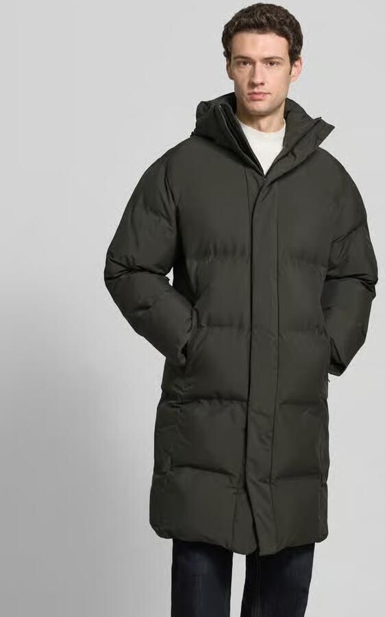 Lindbergh Gewatteerde lange jas met capuchon model 'Recycled padded coat' - Foto 2