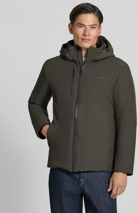 Lindbergh Regular fit jack met logoprint - Foto 2