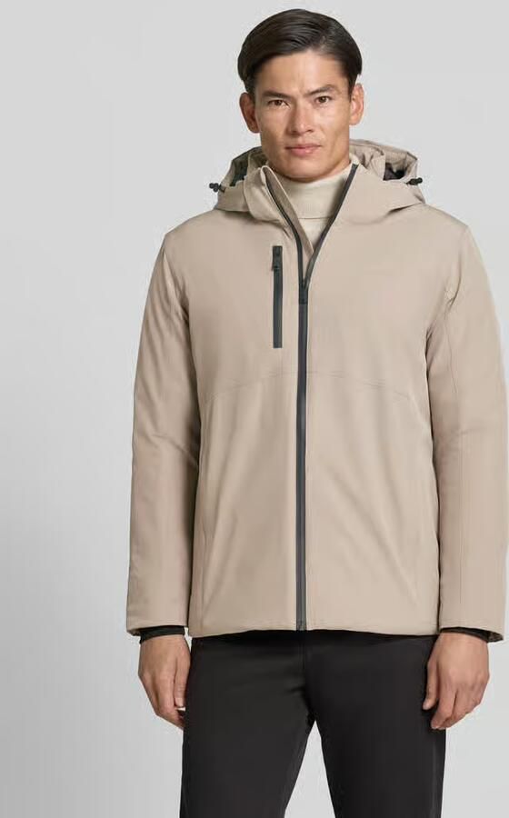 Lindbergh Regular fit jack met logoprint - Foto 2