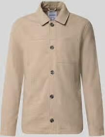 Lindbergh Relaxed fit overhemdjack met borstzak