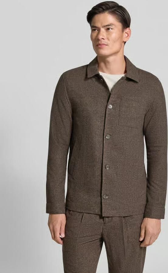 Lindbergh Regular fit jack met wol - Foto 3