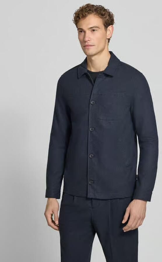 Lindbergh Regular fit jack met wol - Foto 3