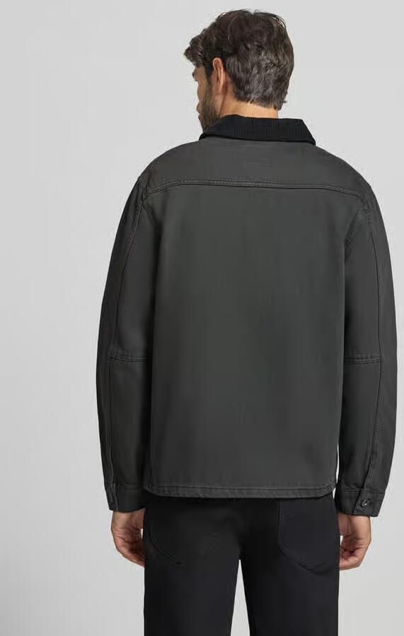 Lindbergh Regular fit overshirt met kentkraag model 'Corduroy' - Foto 2
