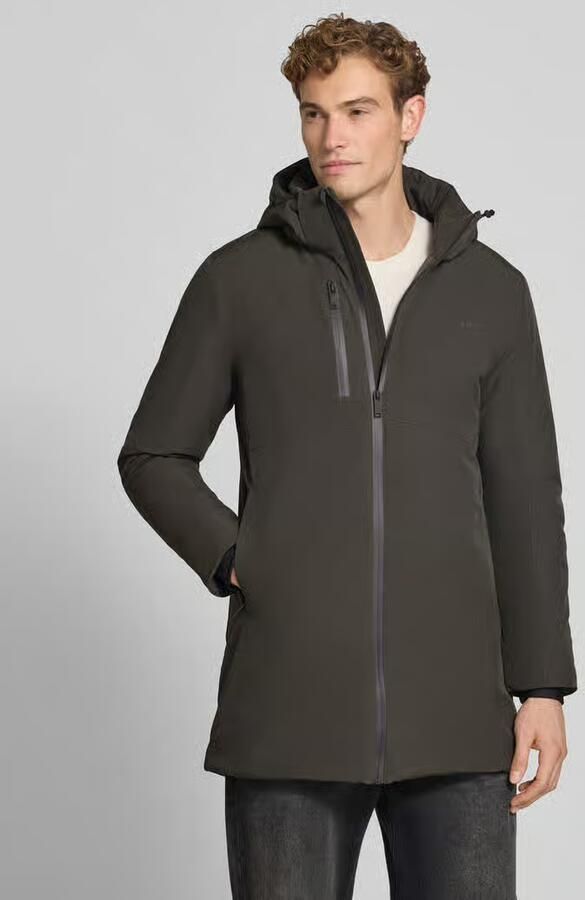 Lindbergh Regular fit parka met logoprint - Foto 2