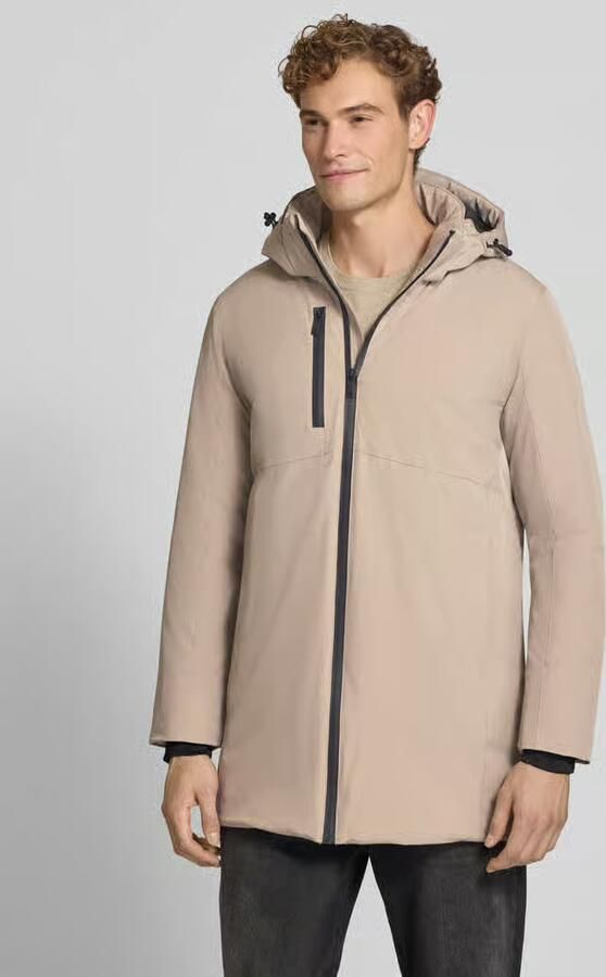 Lindbergh Regular fit parka met logoprint - Foto 3