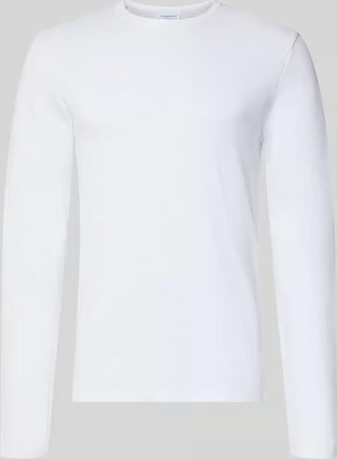 Lindbergh Regular fit shirt met lange mouwen van puur katoen model 'Basic'