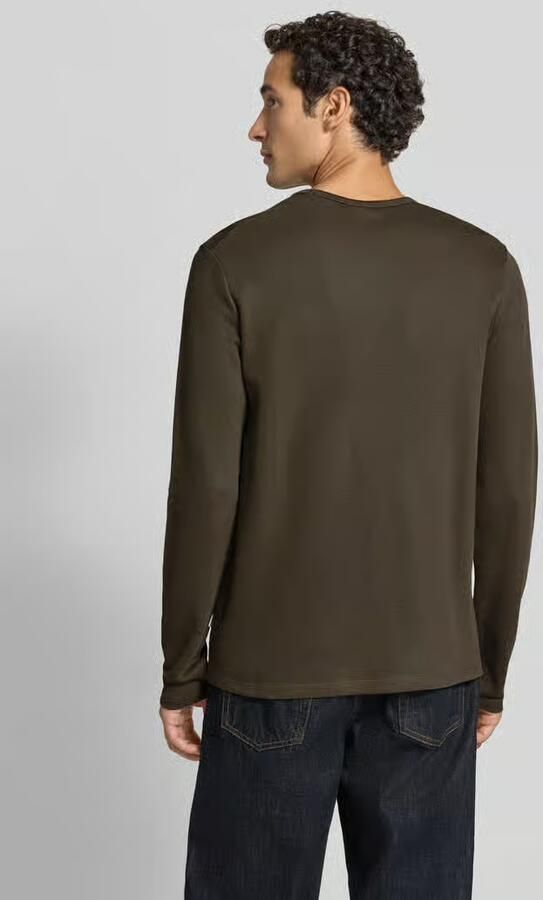 Lindbergh Regular fit shirt met lange mouwen van puur katoen model 'Basic' - Foto 2