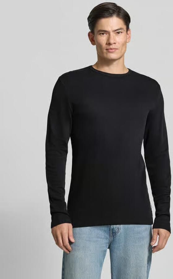 Lindbergh Regular fit shirt met lange mouwen van puur katoen model 'Basic' - Foto 3