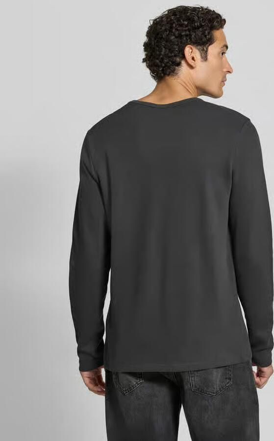 Lindbergh Regular fit shirt met lange mouwen van puur katoen model 'Basic' - Foto 2