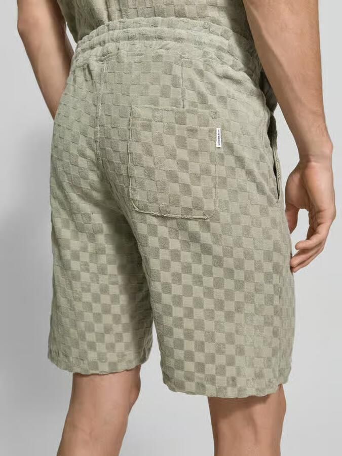 Lindbergh regular fit shorts met labelpatch