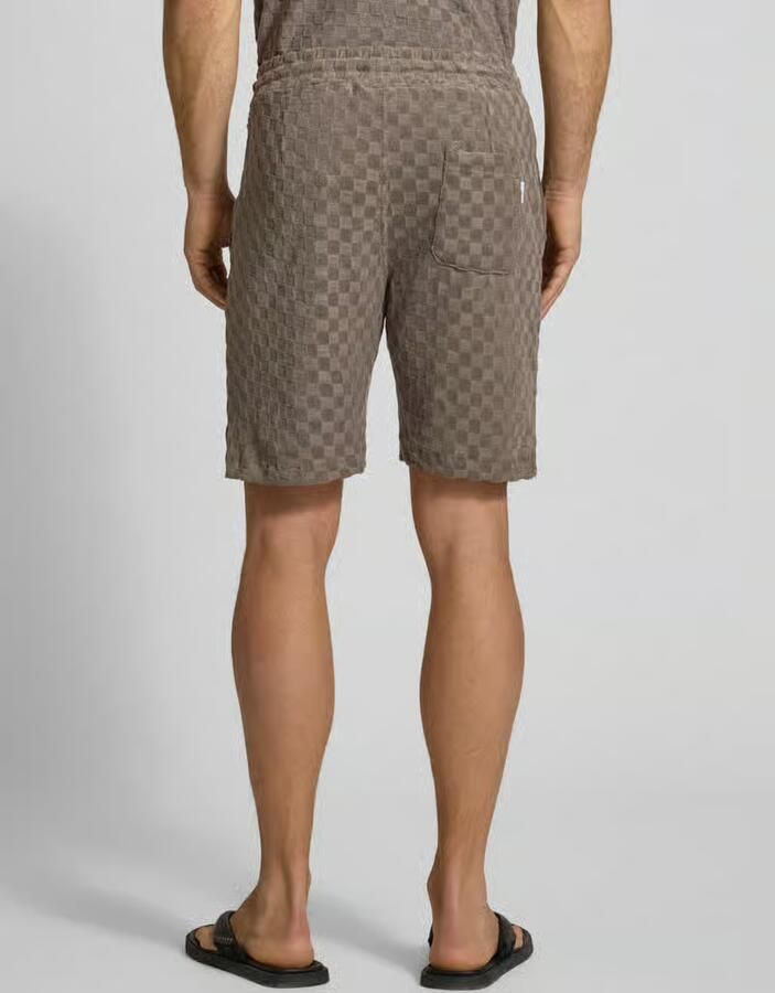 Lindbergh regular fit shorts met labelpatch