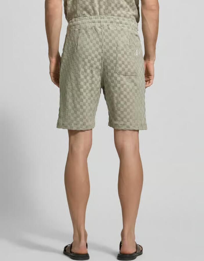 Lindbergh regular fit shorts met labelpatch